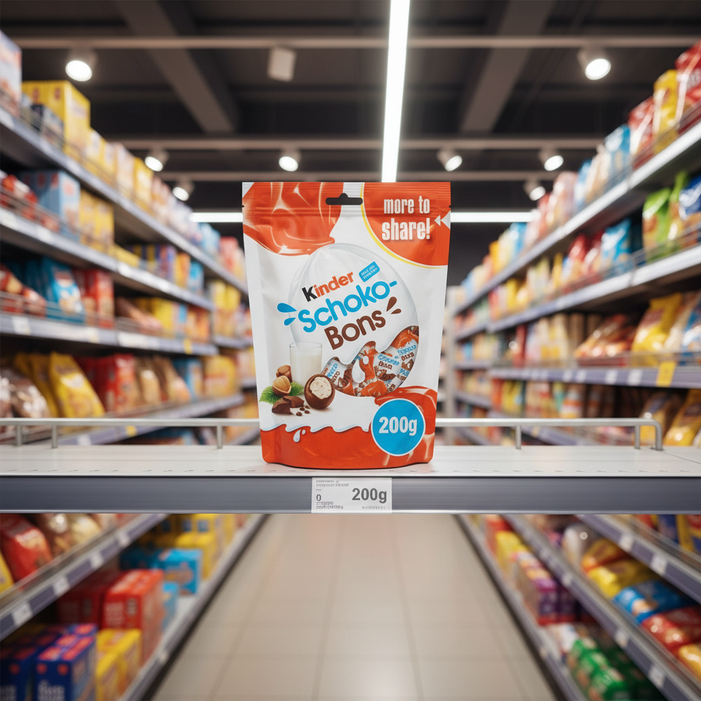 18 x Kinder Milk And Hazelnut Schoko Bons 200G