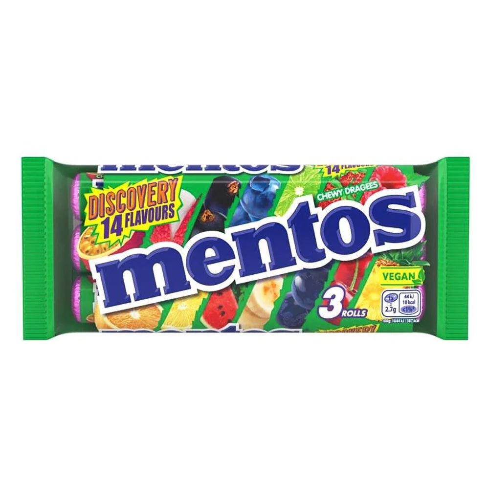 25 x Mentos Discovery 3pk - 3X25GM