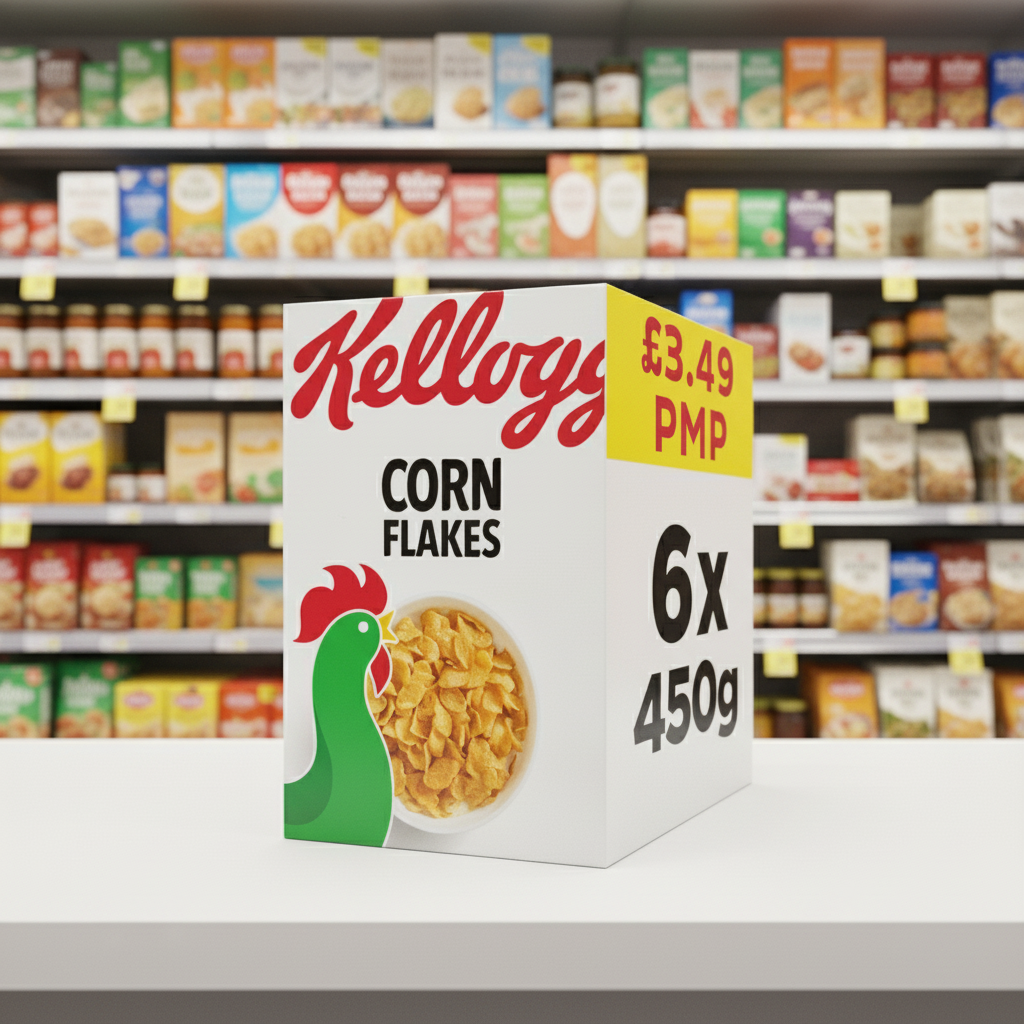 6 X Kelloggs Corn Flakes - 450Gm