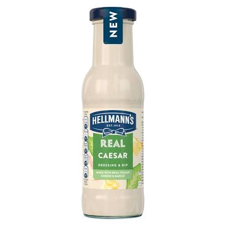 6 x Hellmann's Salad Dressing & Dip Real Caesar 250 Ml