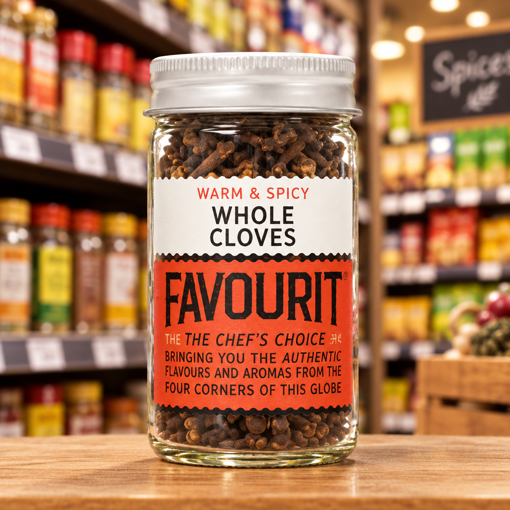 6 x Favourit Whole Cloves - 30Gm