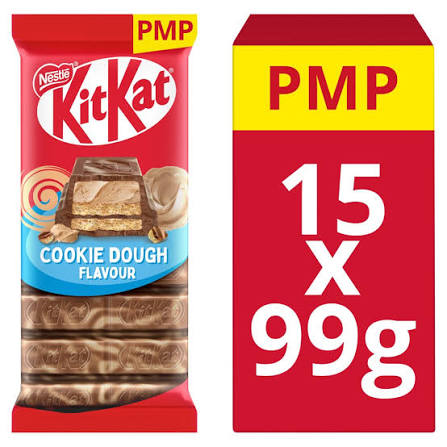 15 X Kitkat Cookie Dough Block - 99Gm