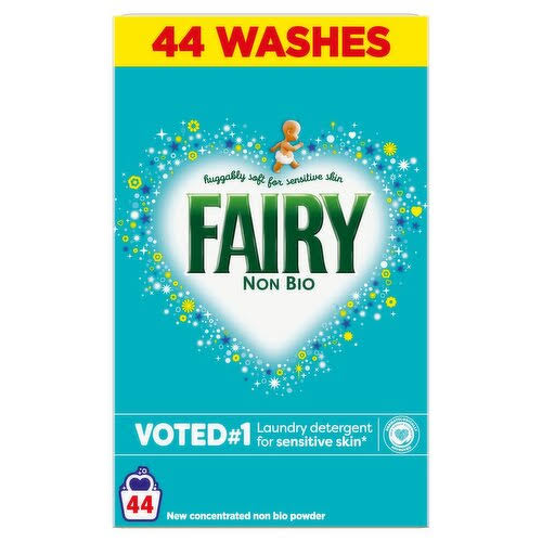 5 X Fairy Non Bio Powder 44 Wash - 2.2Kg
