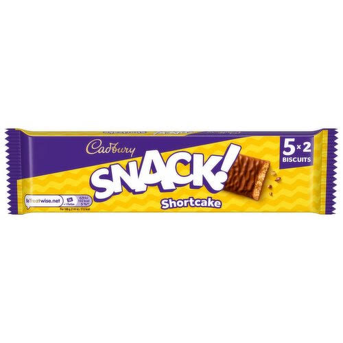 24 X Cadbury Snack Shortcake 5Pk - 100Gm
