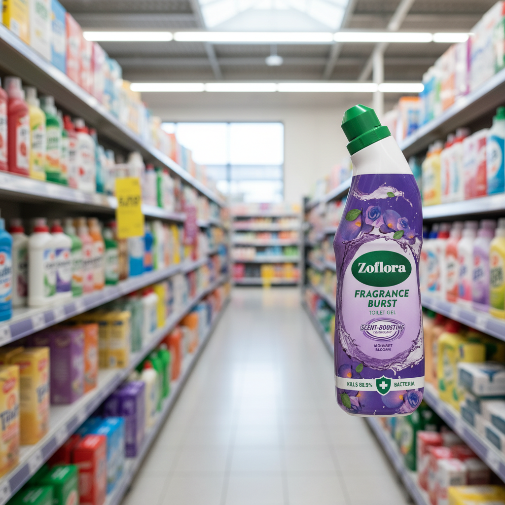 12 X Zoflora Toilet Gel Midnight Blooms - 750Ml