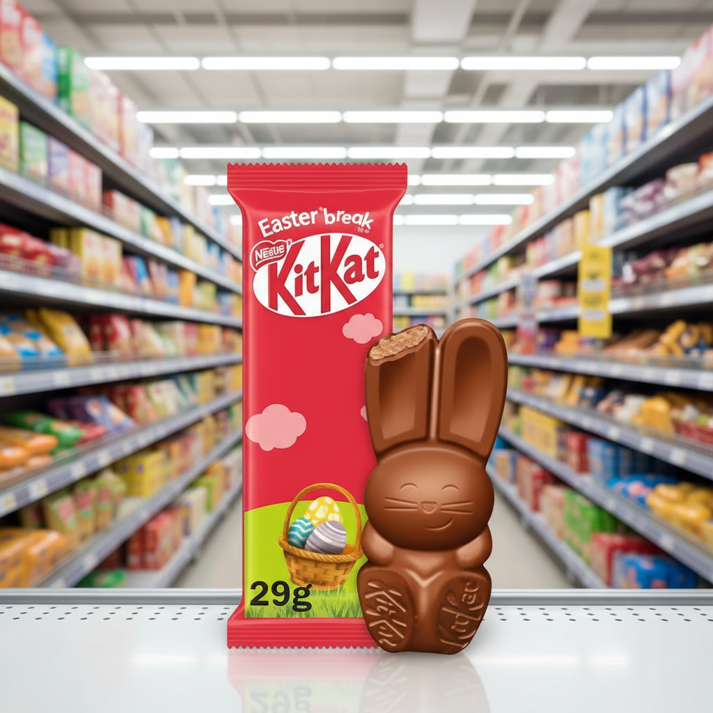 30 x Kitkat Bunny Milk Chocolate Easter Figure - 29GM
