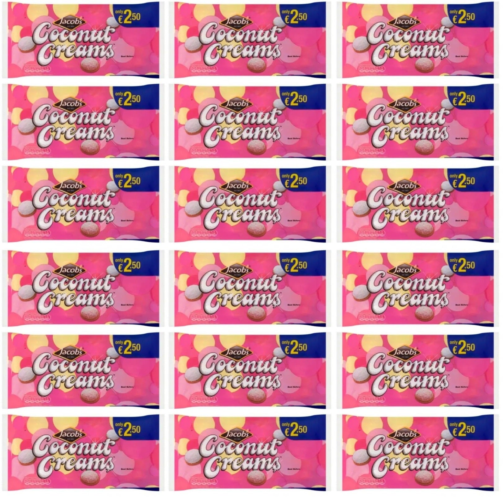 18 x Jacob's Coconut Creams 200G