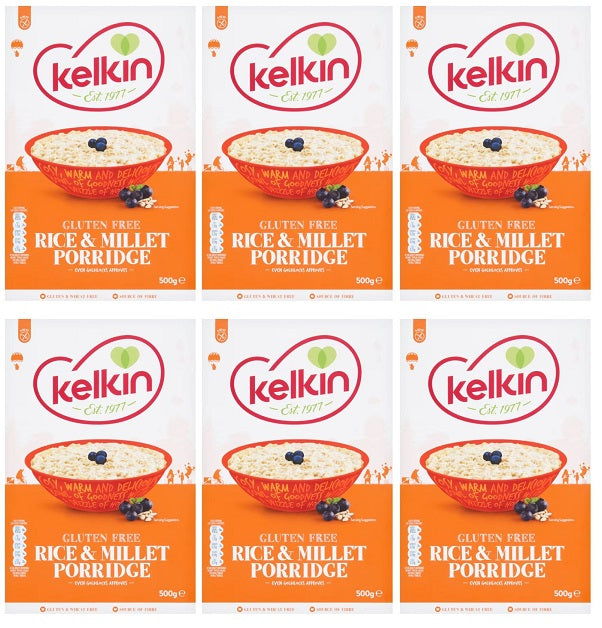 6 x Kelkin Gluten Free Porridge 500G