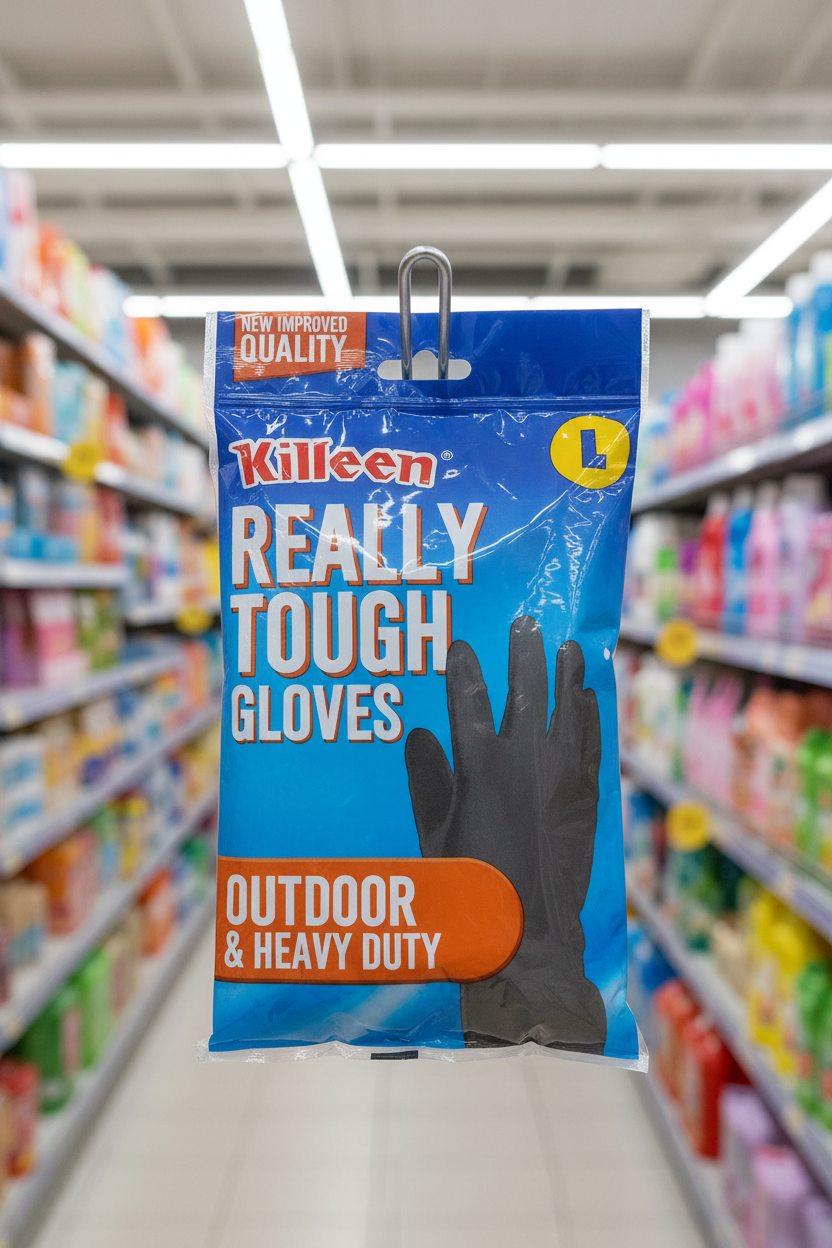 15 x Killeen Really Tough Gloves Outdoor & Heavy Duty (Large)