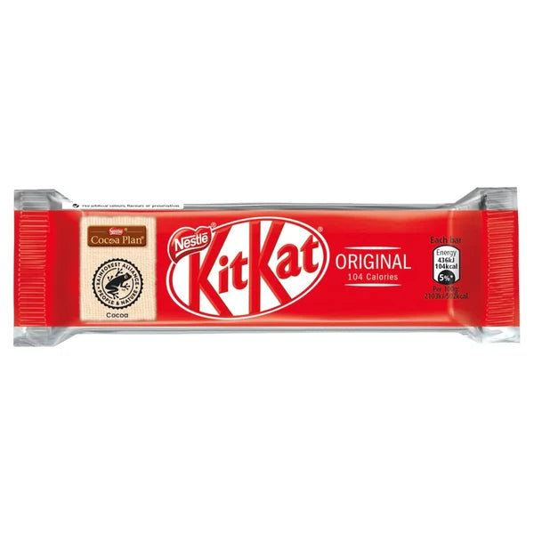72 X Kitkat 2 Finger Milk - 21Gm