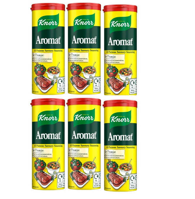 6 x Knorr Aromat Sprinkler Savoury Seasoning 90G