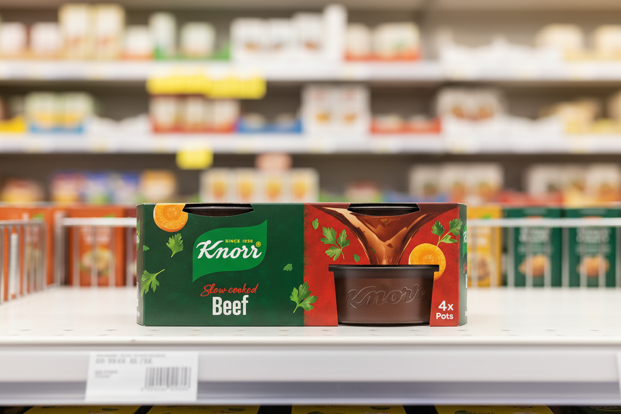 8 x Knorr Stock Pots Gel Beef 4'S