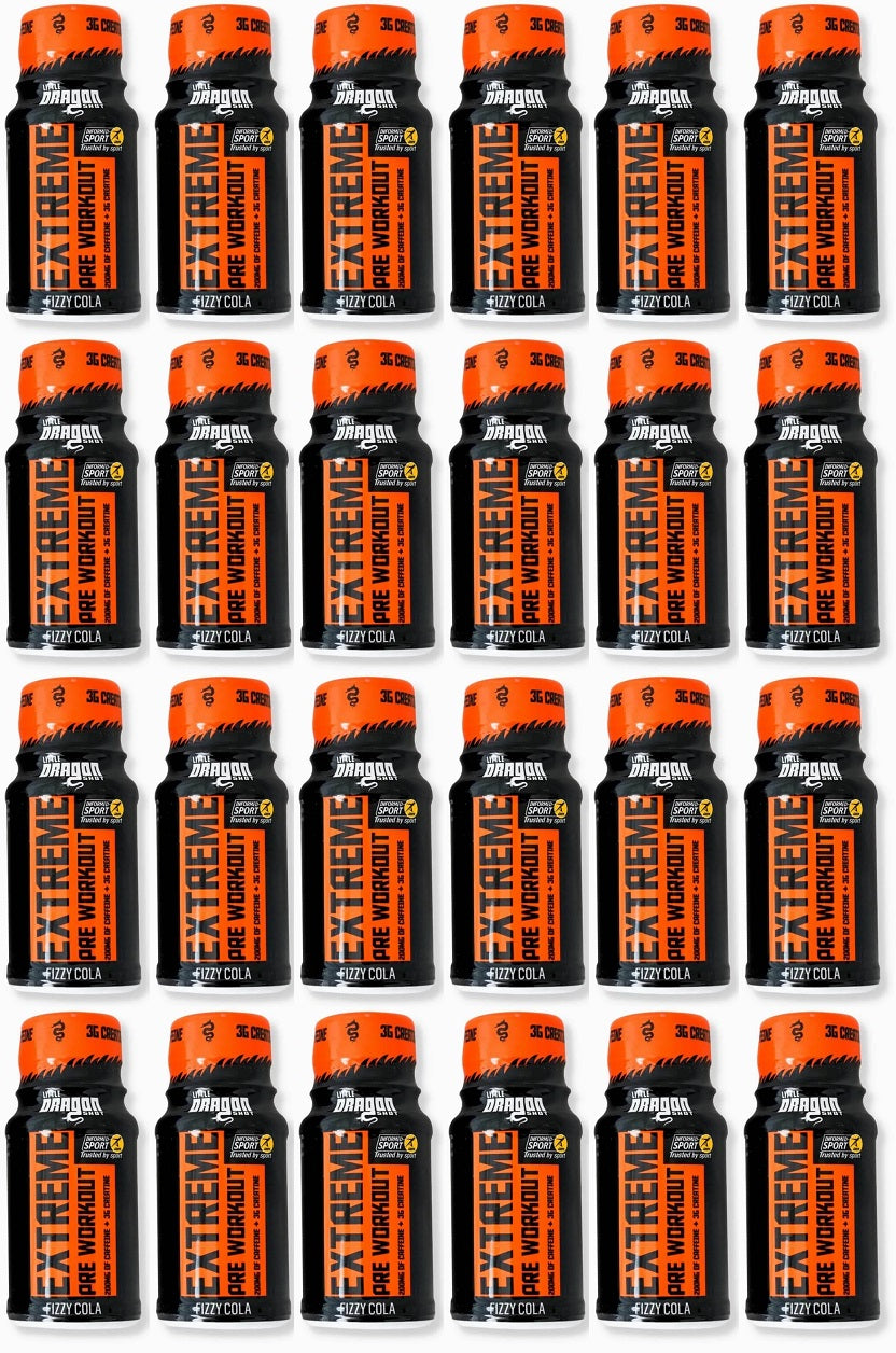 24 x Little Dragon Pre Workout Shot Rainbow - 60ML