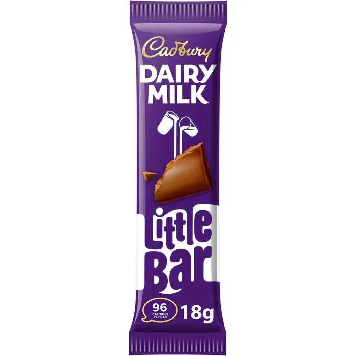 60 x Cadbury Dairy Milk Little Bar 18G