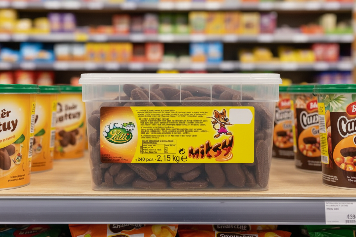 240 x Lutti Mitsy Toffee Mice 2.15Kg