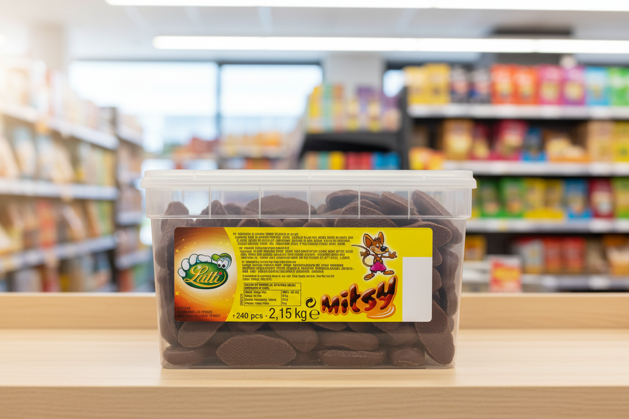 240 x Lutti Mitsy Toffee Mice 2.15Kg