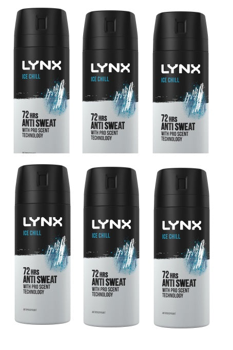 x Lynx Anti P Ice Chill 150Ml