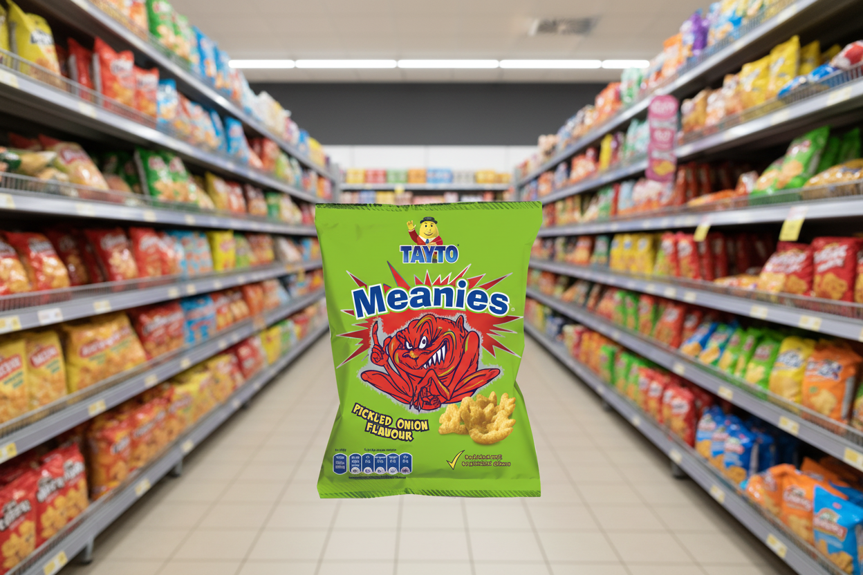 50 x Tayto Mega Meanies Pickled Onion Flavour 35G