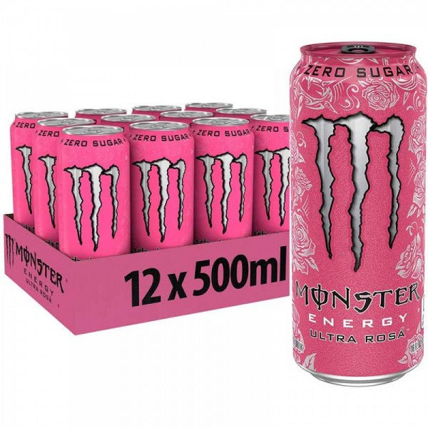 12 x Monster Energy Ultra Rosá 500Ml