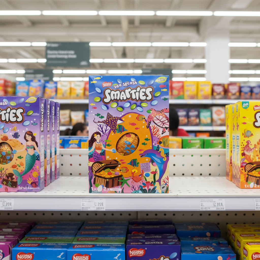 4 x Smarties Under The Sea Giant Egg - 226GM