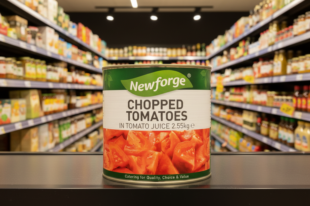 Newforge Chopped Tomatoes In Tomato Juice 2.55Kg