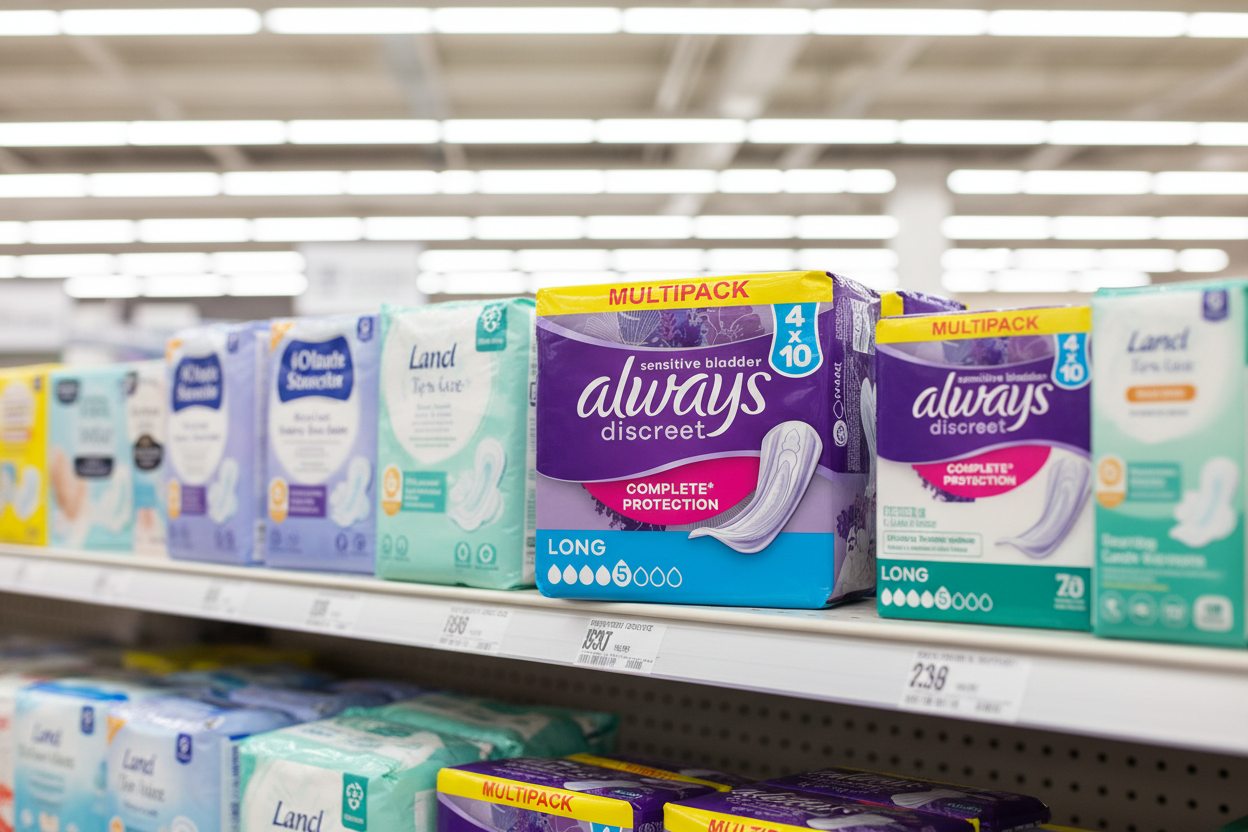 4 x Always Discreet Long - 10 PACK