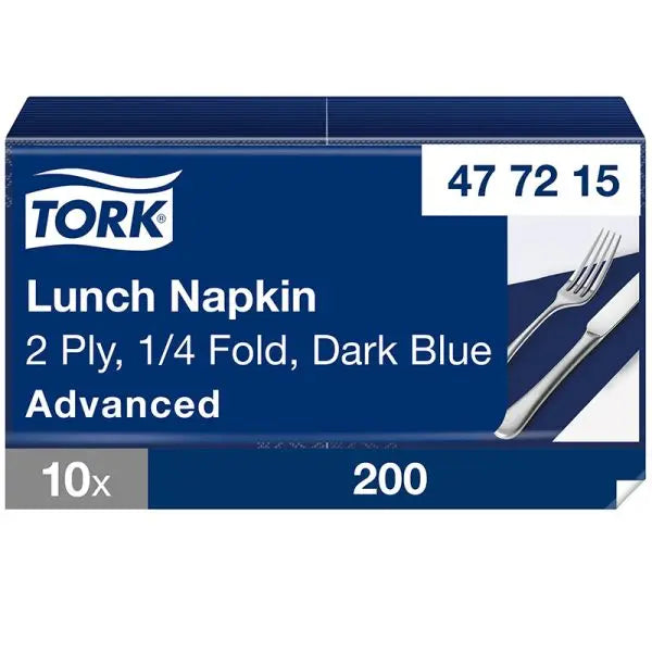 Tork Lunch Napkin Blue 2Ply 200Pk