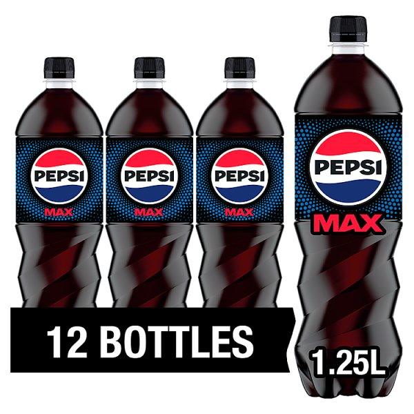 12 x Pepsi Max 1.25 Litres