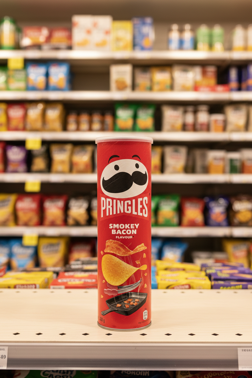 19 X Pringles Smokey Bacon - 165Gm
