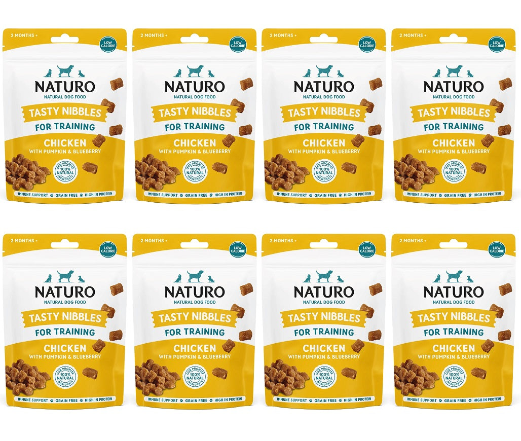 8 X Naturo Nibbles For Training Chicken - 70Gm