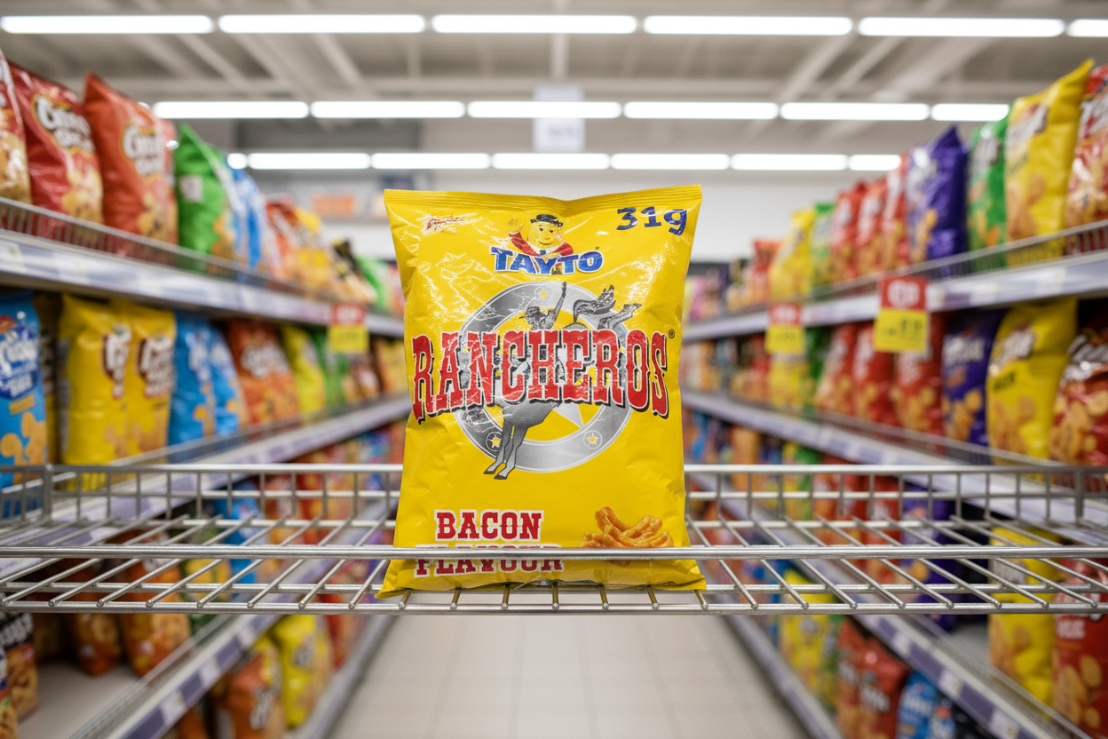 50 x Tayto Rancheros Bacon Flavour 31G