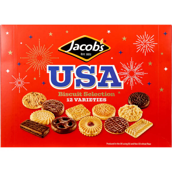 6 x Jacobs Usa 12 Varieties Biscuit Selection 800G