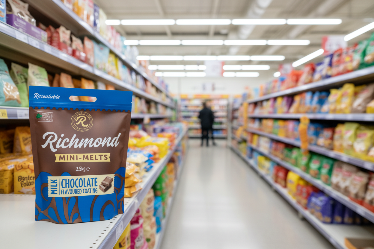 Richmond Mini-Melts Milk Chocolate Flavoured Coating 2.5Kg