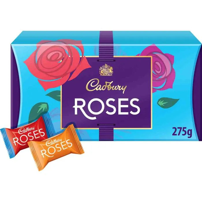 8 x Cadbury Roses Gift Carton Box Chocolates - 275GM