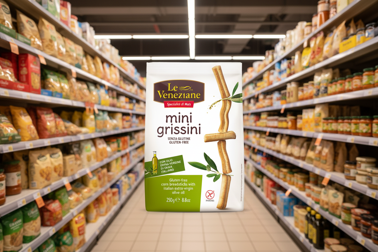 Le Veneziane Gluten Free Grissini Breadsticks - 250g