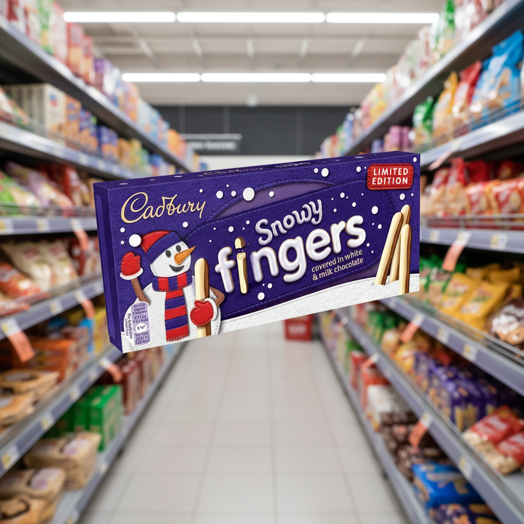20 X Cadbury Limited Edition Snowy Fingers 115GM