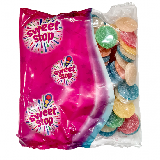 125 x Sweet Stop Sour Smiles 10g