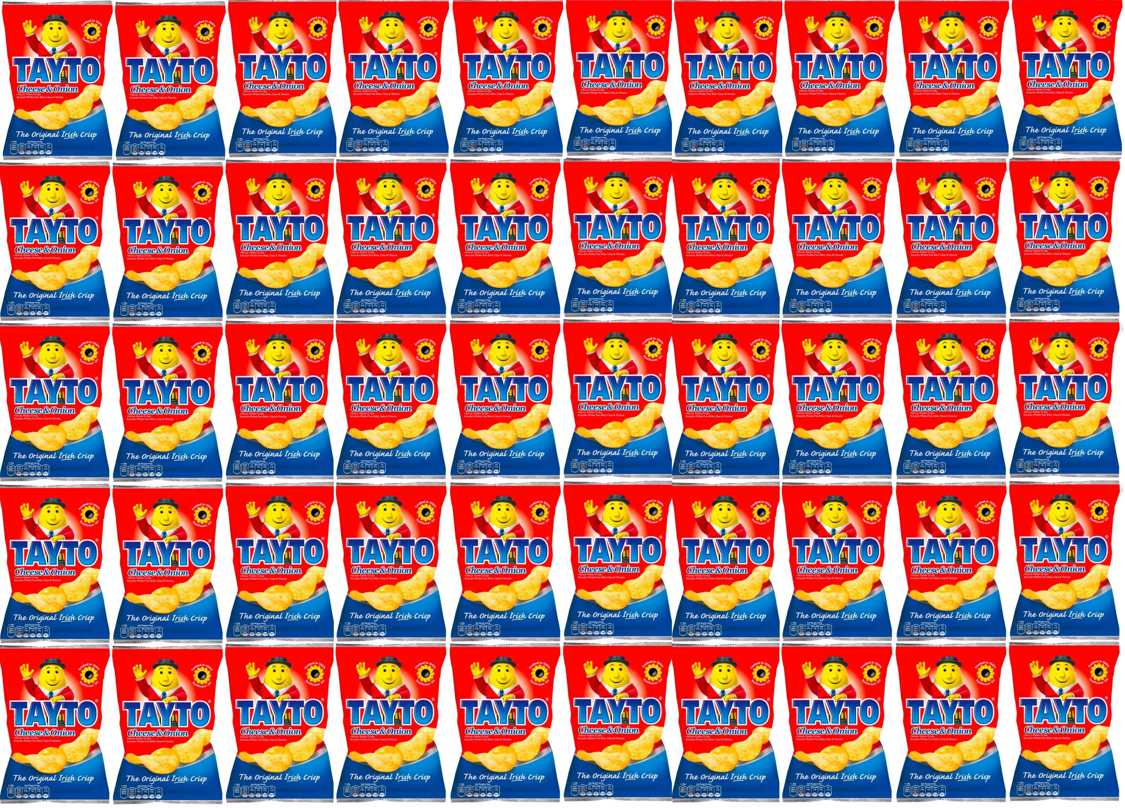50 x Tayto Cheese & Onion 35g