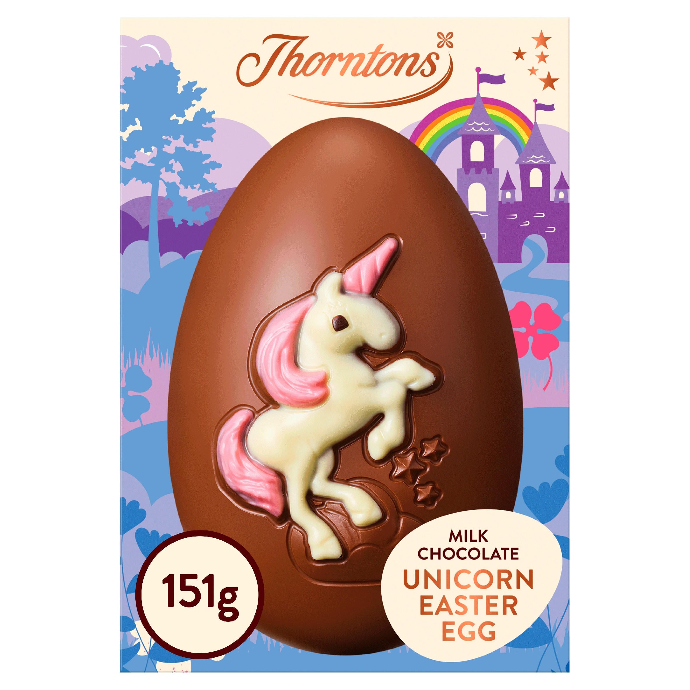 4 x Thorntons Milk Chocolate Unicorn Easter Egg - 151GM
