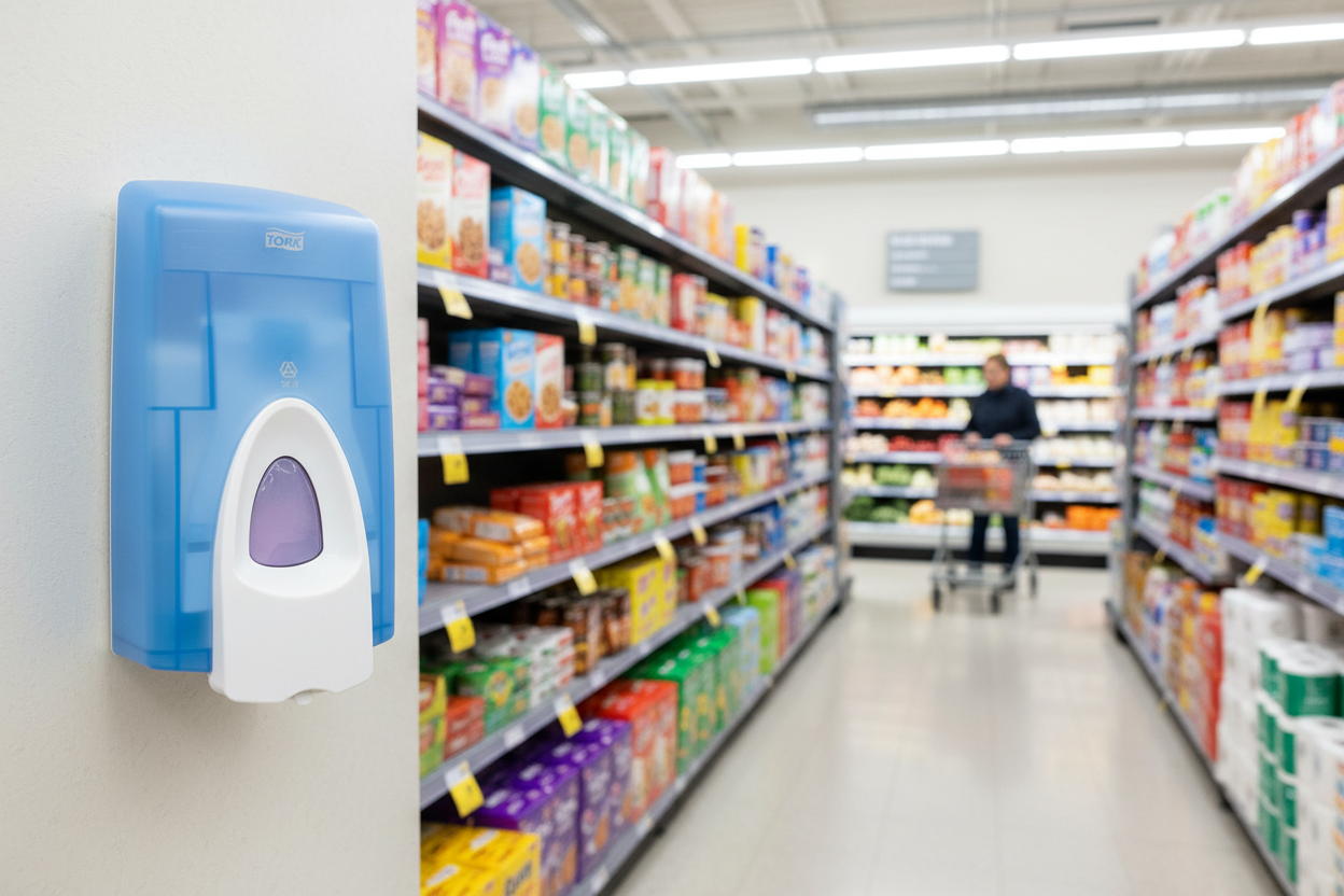 470210 Tork Foam Soap Dispenser Blue