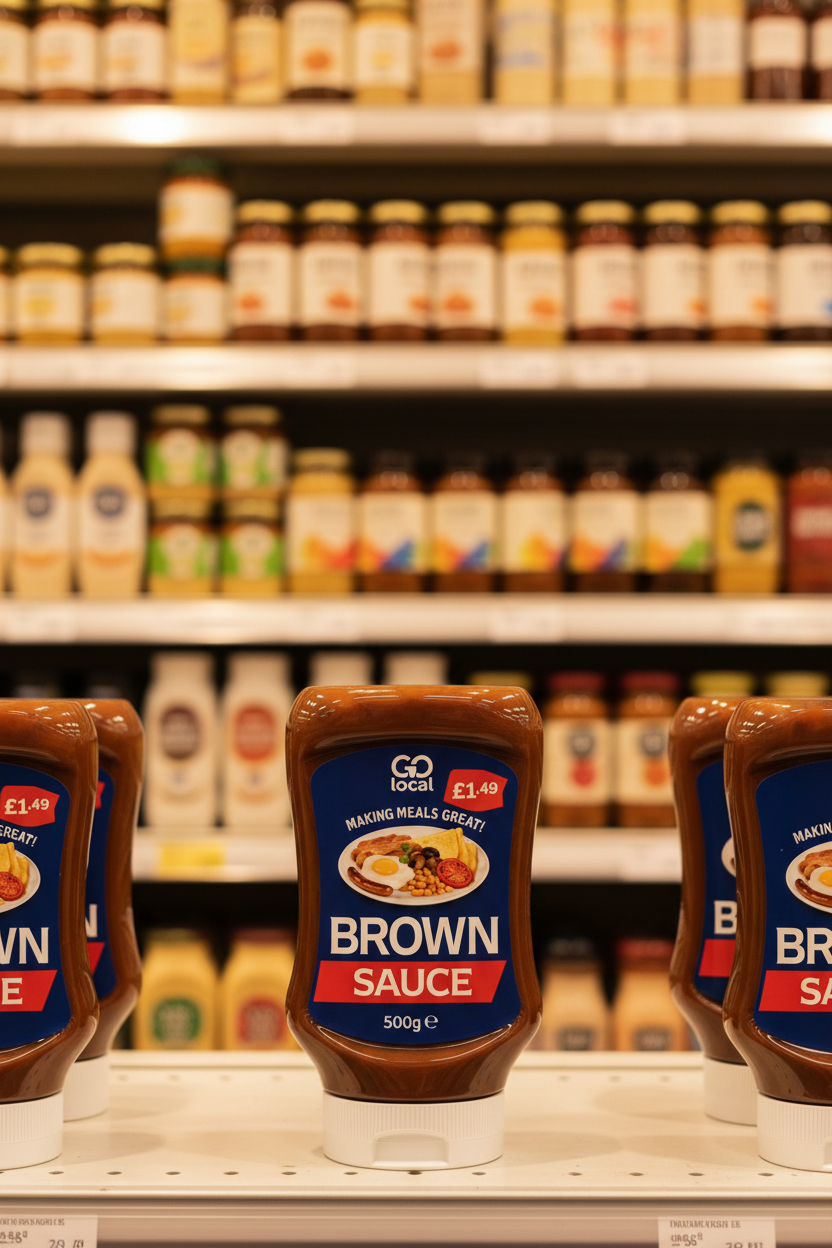 8 X Go Local Brown Sauce - 500Ml