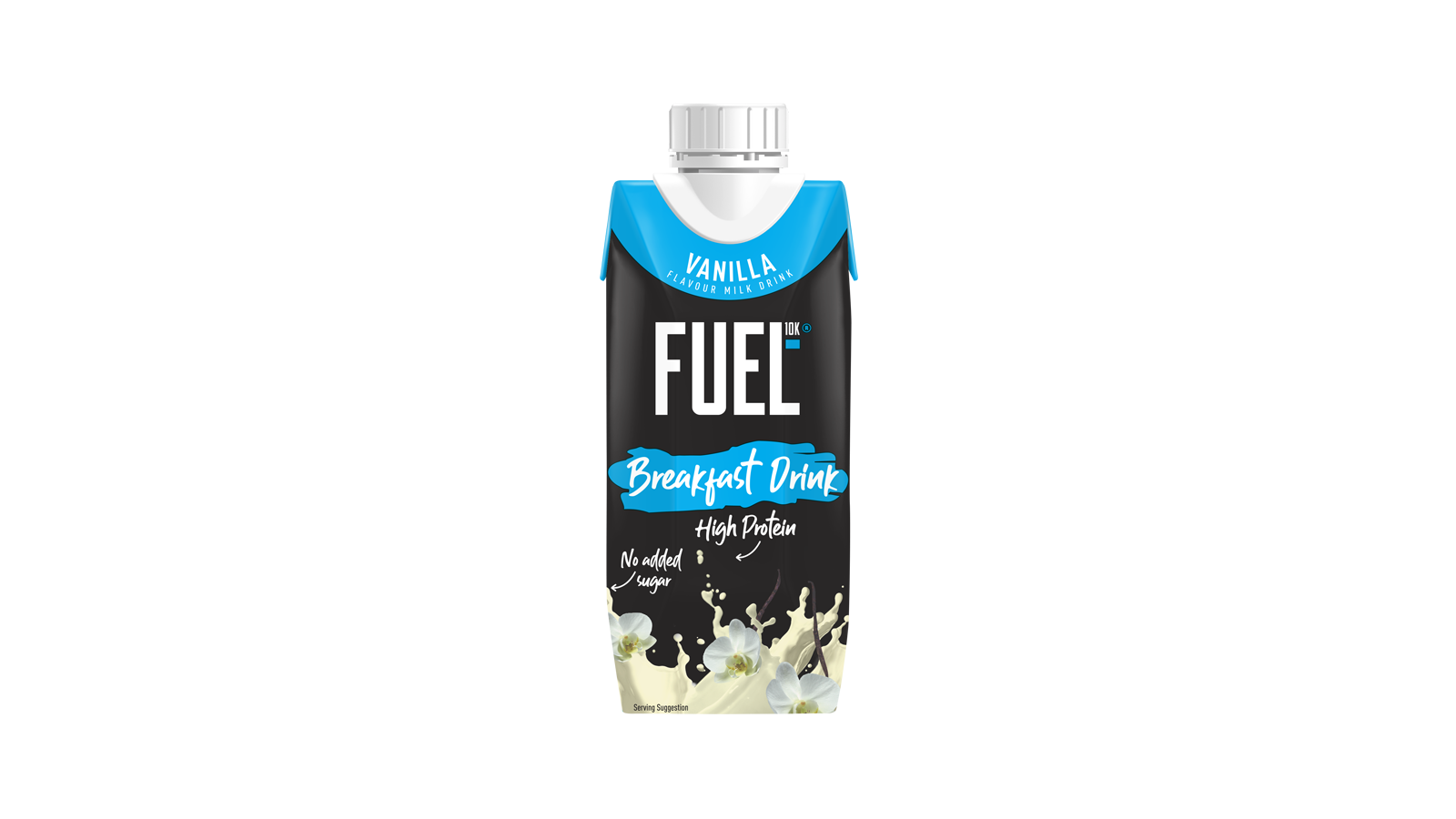 8 x Fuel10k Breakfast Drink Vanilla - 330ML