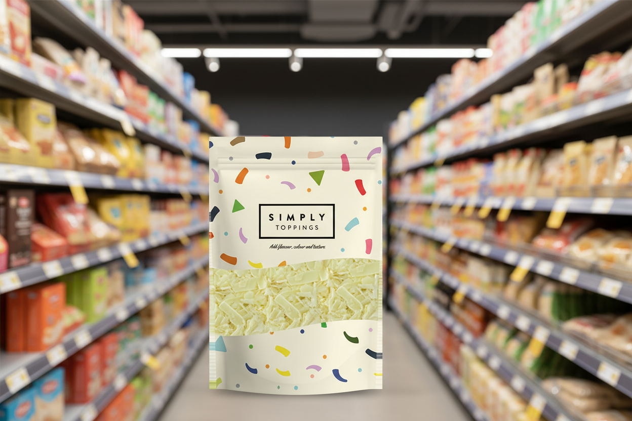 Simply White Chocolate Flakes 300G