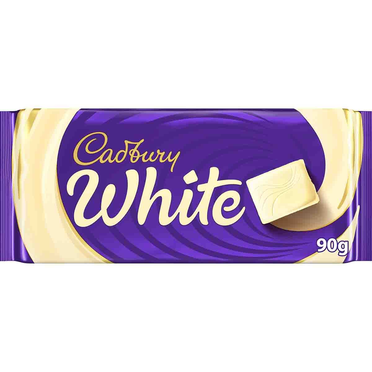 24 X Cadbury White Chocolate Bar - 90Gm