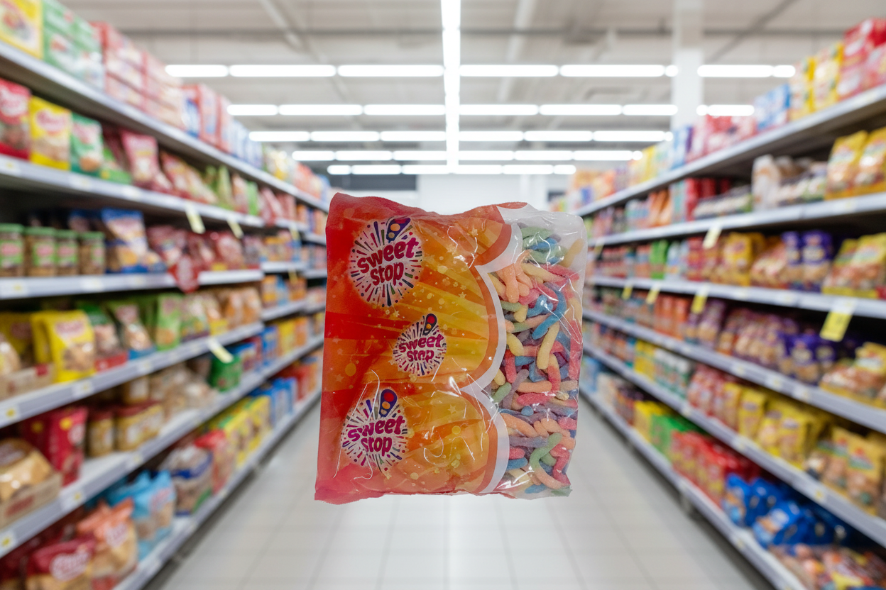 250 x Sweet Stop Sour Worms