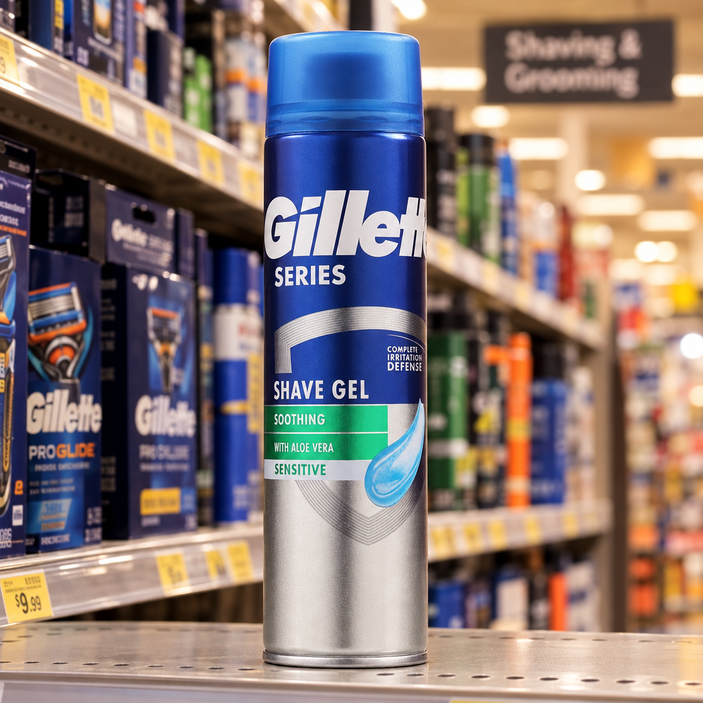 6 x Gillette Series Soothing Shave Foam With Aloe Vera 250Ml