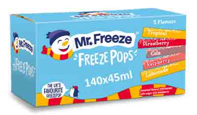 Mister Freeze classic assorti 45ml - boîte de 140