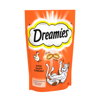 x Dreamies Chicken Cat Treats 60Gm