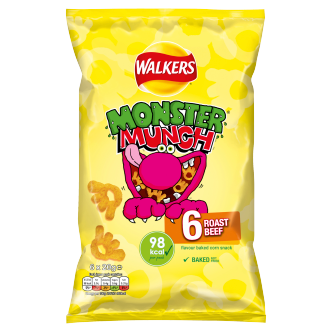 18-x-Walkers-Monster-Munch-Roast-Beef-6Pk-6X22Gm