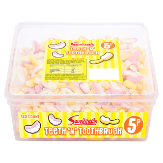 120-X-Swizzels-Tub-Teeth-N-Toothbrush